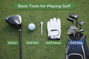 Peralatan Dasar bermain golf bagi pemula