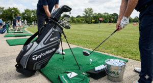 Peralatan yang digunakan untuk bermain di driving range
